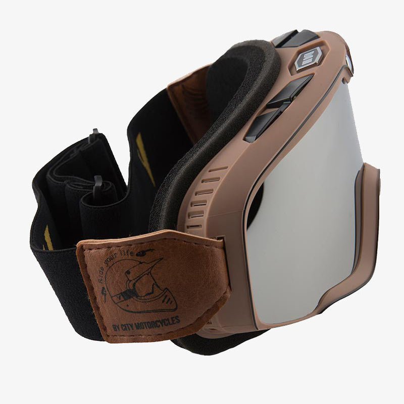 By City Roadster Goggles in Brown - available at Veloce Club